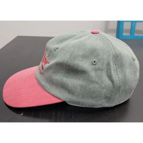 New Orleans French Quarter Cap Hat  Adjustable Red Green Strap Back Adjustable - Picture 2 of 5